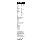 2 Balais d'Essuie Glace 650mm / 500mm Pour BMW X5 X6 Ford Aston Martin Lexus RX