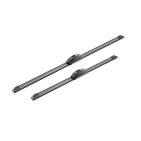 2 Balais d'Essuie Glace 650mm / 500mm Pour Peugeot Fiat Toyota Chrysler