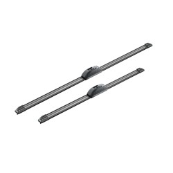 2 Balais d'Essuie Glace 650mm / 500mm Pour Peugeot Fiat Toyota Chrysler
