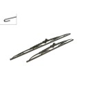 2 Balais d'Essuie Glace 650mm / 500mm Pour Peugeot Fiat Toyota Chrysler 6426E5