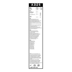 2 Balais d'Essuie Glace 650mm / 550mm Pour Toyota Ford USA MERCEDES Classe S