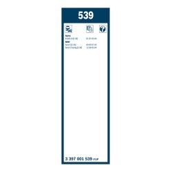 2 Balais d'Essuie Glace 650mm / 550mm Pour BMW Série 5 E39
