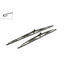 2 Balais d'Essuie Glace 650mm / 550mm Pour Ford Transit Toyota Honda Hyundai
