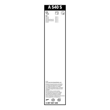 2 Balais d'Essuie Glace 680mm / 625mm Pour Opel Astra J - K Cascada Vauxhall
