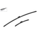 2 Balais d'Essuie Glace 700mm / 300mm Pour Renault Clio V