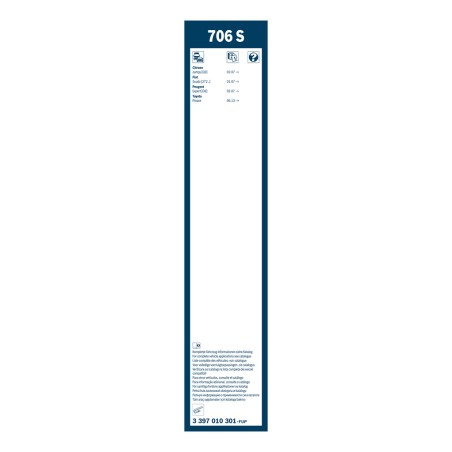 2 Balais d'Essuie Glace 700mm / 500mm Pour Peugeot Fiat Toyota Citroën Jumpy