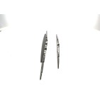 2 Balais d'Essuie Glace 700mm / 500mm Pour Peugeot Fiat Toyota Citroën Jumpy