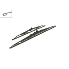 2 Balais d'Essuie Glace 700mm / 500mm Pour Peugeot Fiat Toyota Citroën Jumpy