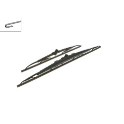 2 Balais d'Essuie Glace 700mm / 500mm Pour Peugeot Fiat Toyota Citroën Jumpy