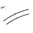 2 Balais d'Essuie Glace 700mm / 625mm Pour Renault Modus 7711230018