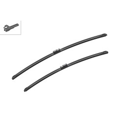 2 Balais d'Essuie Glace 700mm / 625mm Pour Renault Modus 7711230018