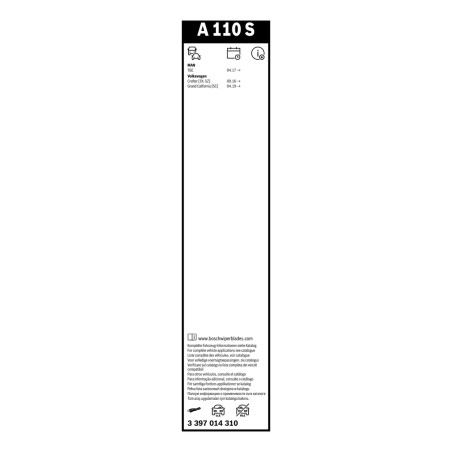 2 Balais d'Essuie Glace 700mm / 650mm Pour VW Crafter Grand California Camper