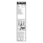 2 Balais d'Essuie Glace 700mm / 650mm Pour MERCEDES Viano Vito