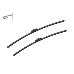 2 Balais d'Essuie Glace 700mm / 650mm Pour MERCEDES Viano Vito