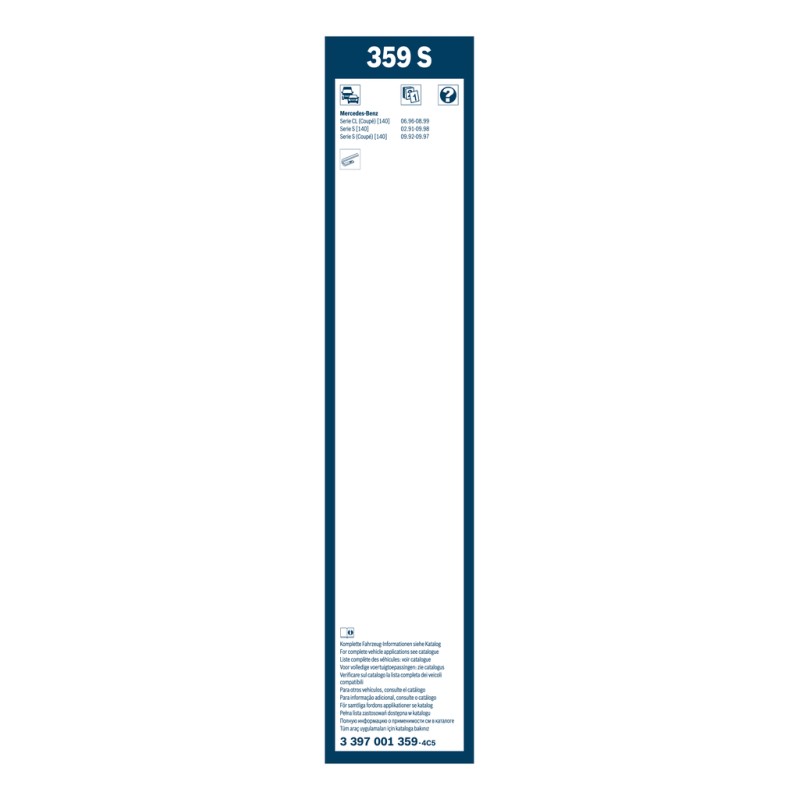 2 Balais d'Essuie-Glace 705mm / 625mm Pour MERCEDES Classe S