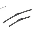 2 Balais d'Essuie-Glace 550mm / 400mm Pour Opel Frontera Citroën C3 IV