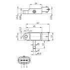 Capteur de Pression de Suralimentation Pour Renault Dacia Opel Nissan 1320683