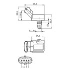 Capteur Pression du Tuyau d'Admission Pour Ford Focus II Volvo C30 C70 II V70