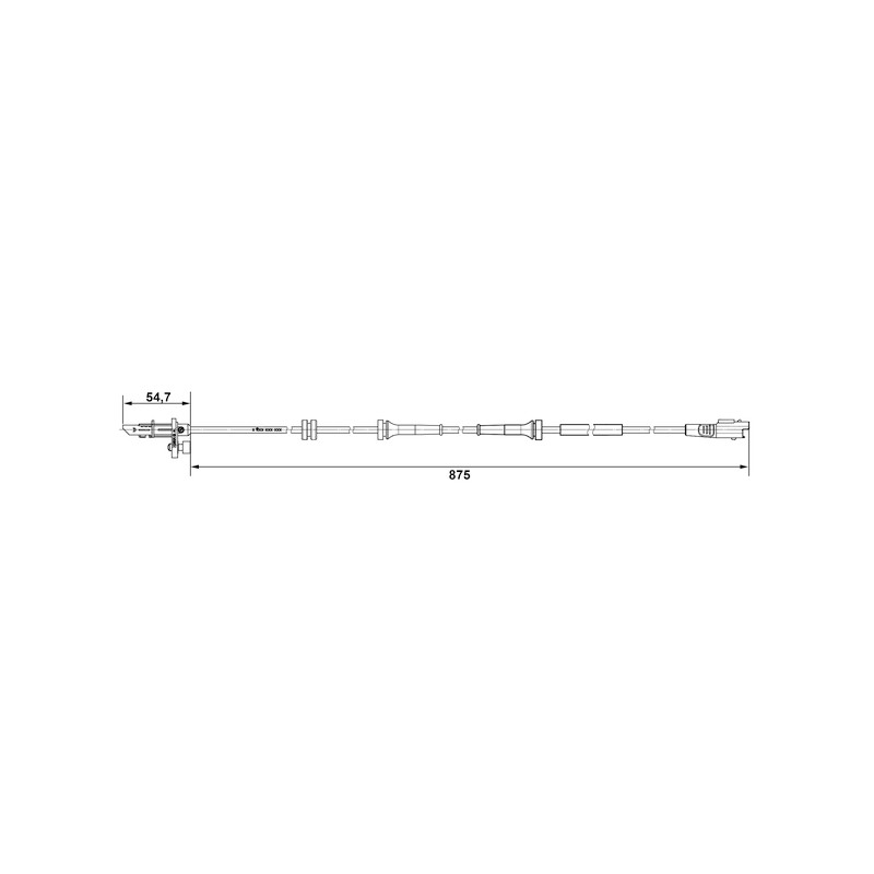 Capteur ABS Pour Peugeot Fiat Citroën Jumpy 1499936080 K1499936080 4545E9