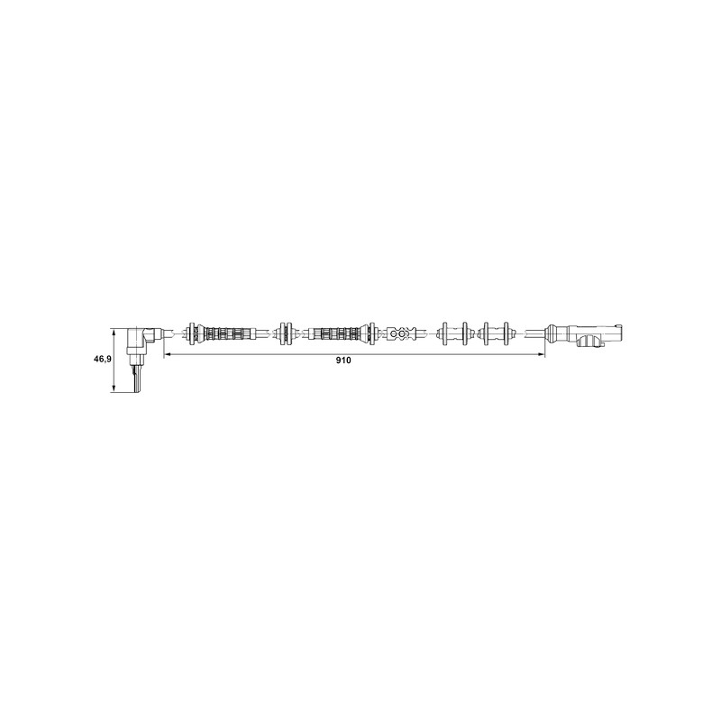 Capteur ABS Pour Fiat Panda 0051718056 K0051718056