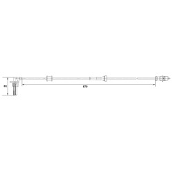 Capteur ABS Pour Renault Kangoo 6040004809 8200212696