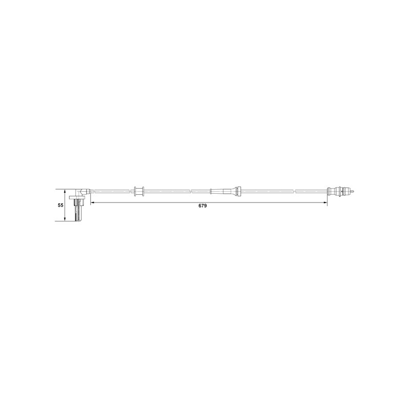 Capteur ABS Pour Renault Kangoo 6040004809 8200212696