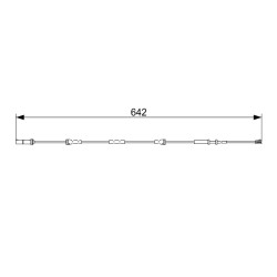 Contacteur Usure Plaquette de Freins Pour BMW Série 1 F40 2 F44 F45 F46 X1 Van