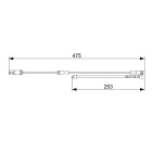 Contacteur Usure Plaquette de Freins Pour BMW Série 1 F40 2 F44 F45 F46 X1 Van