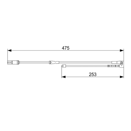 Contacteur Usure Plaquette de Freins Pour BMW Série 1 F40 2 F44 F45 F46 X1 Van