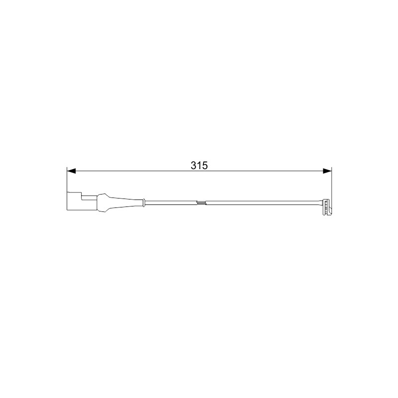 Contacteur Usure Plaquette de Freins Pour Ford Tourneo Transit BK2Z2N248G