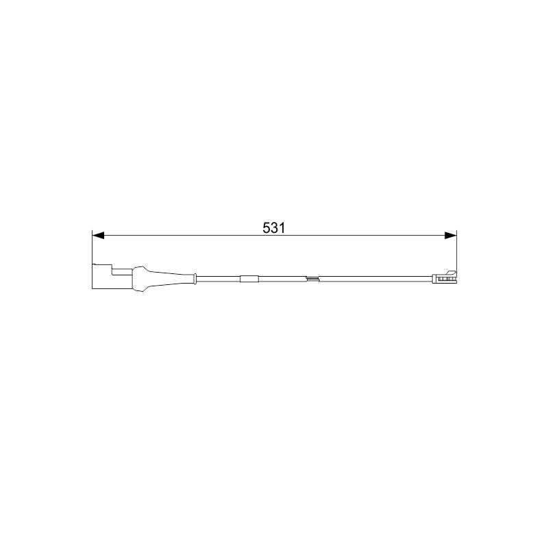 Contacteur Usure Plaquette de Freins Pour Ford Transit 1817716 1829401