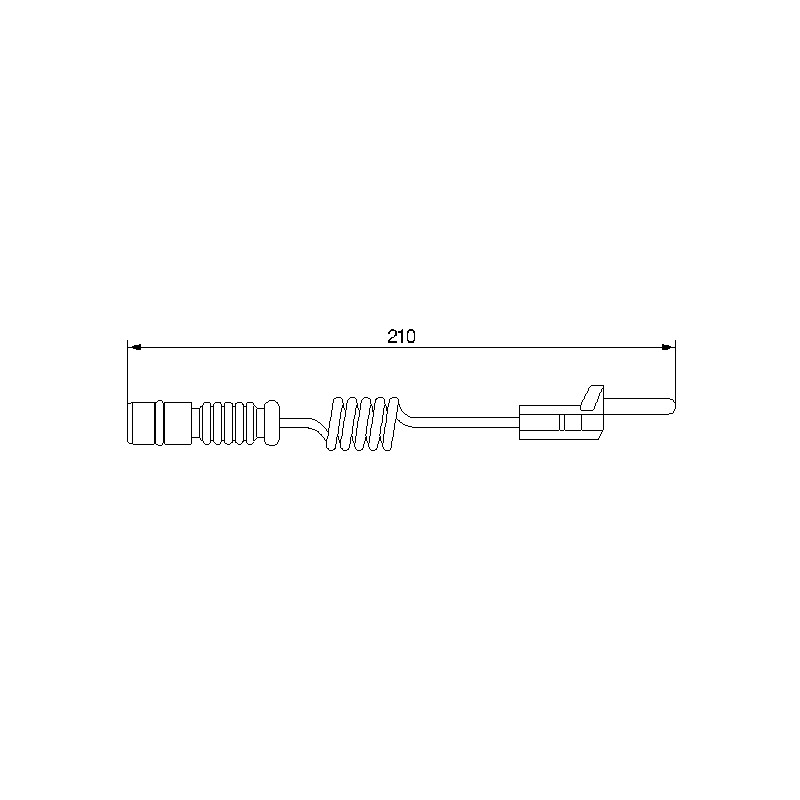 Contacteur Usure Plaquette de Freins Pour VW MERCEDES Classe G Puch 2D0919351