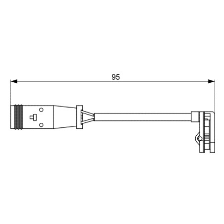 Contacteur Usure Plaquette de Freins Pour VW Crafter 30-35 30-50 MERCEDES