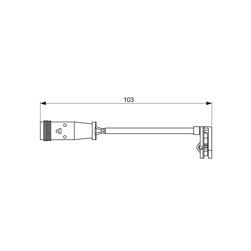 Contacteur Usure Plaquette de Freins Pour VW Crafter 30-35 30-50 MERCEDES