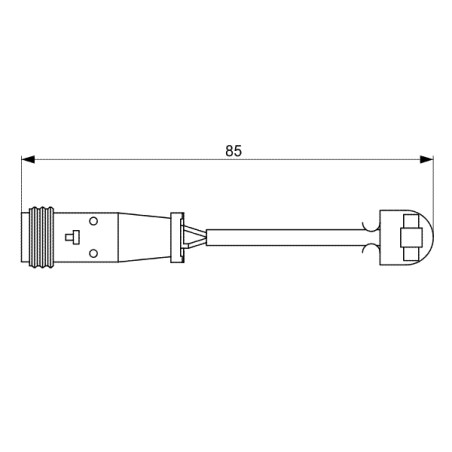 Contacteur Usure Plaquette de Freins Pour VW Crafter 30-50 MERCEDES Sprinter