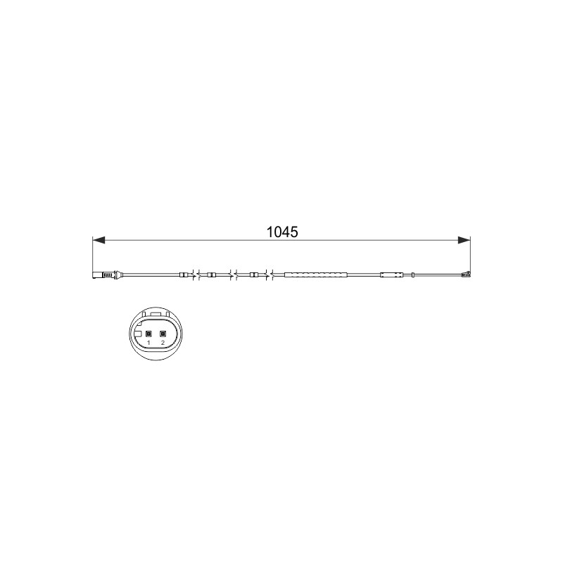 Contacteur Usure Plaquette de Freins Pour BMW Série 1 F20 F21 34356792292