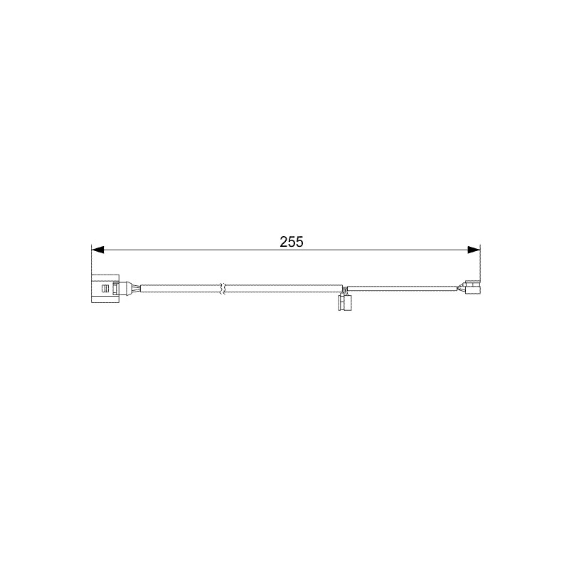 Contacteur Usure Plaquette de Freins Pour VW Audi Porsche 7L0907637B 7L0907637C