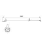 Contacteur Usure Plaquette de Freins Pour Audi A6 A7 Q5 8R0615121A 8R0615121