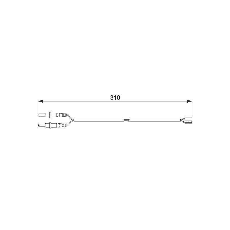 Contacteur Usure Plaquette de Freins Pour Peugeot 407 Citroën C5 III 443303