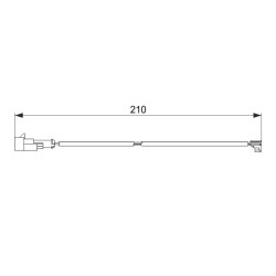 Contacteur Usure Plaquette de Freins Pour Iveco Daily Citys III IV V VI 2992393