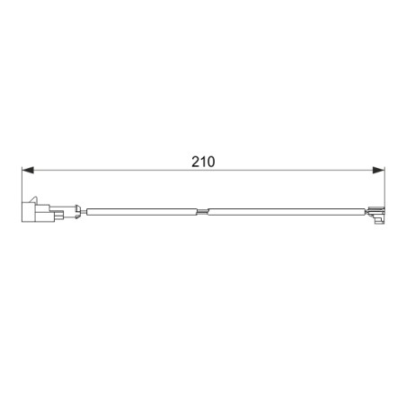 Contacteur Usure Plaquette de Freins Pour Iveco Daily Citys III IV V VI 2992393