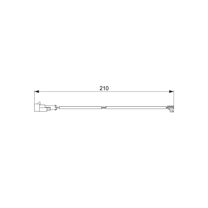 Contacteur Usure Plaquette de Freins Pour Iveco Daily Citys III IV V VI 2992393