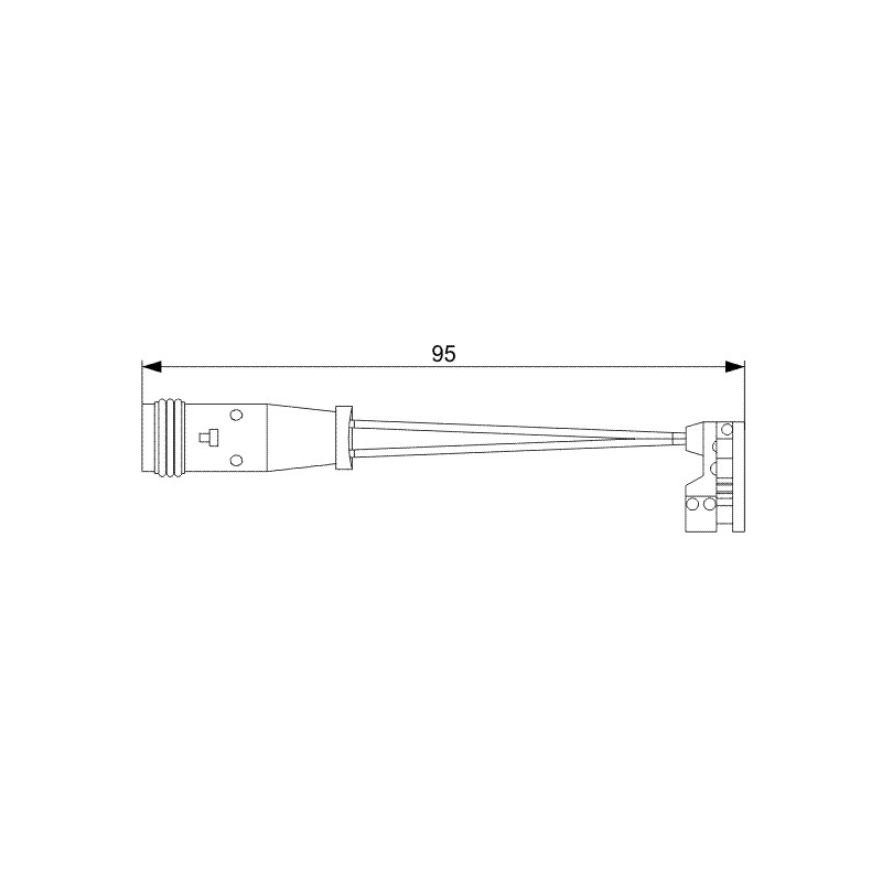 Contacteur Usure Plaquette de Freins Pour MERCEDES Classe E T-Model G GL M R GLE