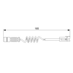Contacteur Usure Plaquette de Freins Pour VW LT 28-35 II 28-46 MERCEDES Sprinter