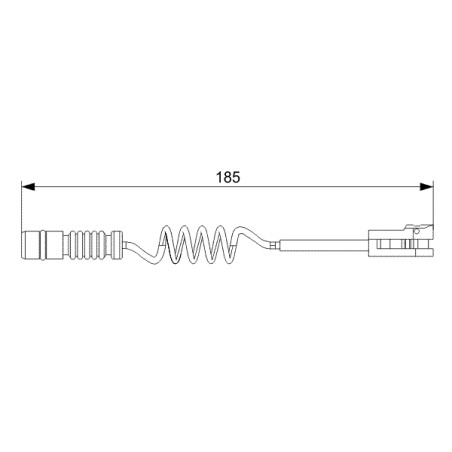Contacteur Usure Plaquette de Freins Pour VW LT 28-35 II 28-46 MERCEDES Sprinter
