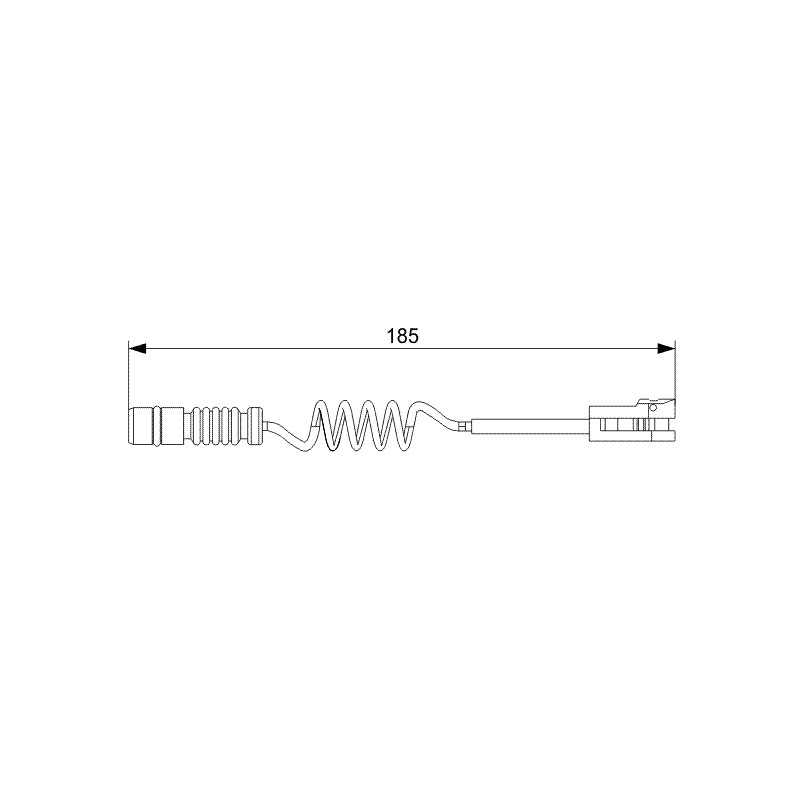 Contacteur Usure Plaquette de Freins Pour VW LT 28-35 II 28-46 MERCEDES Sprinter