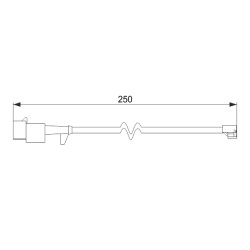 Contacteur Usure Plaquette de Freins Pour Iveco Daily III IV V VI 2992394