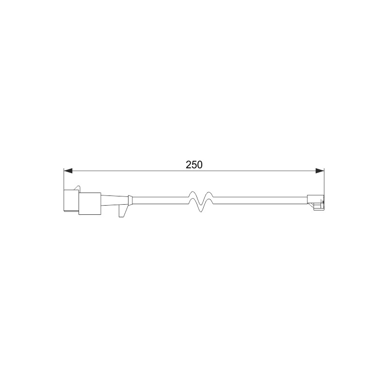 Contacteur Usure Plaquette de Freins Pour Iveco Daily III IV V VI 2992394