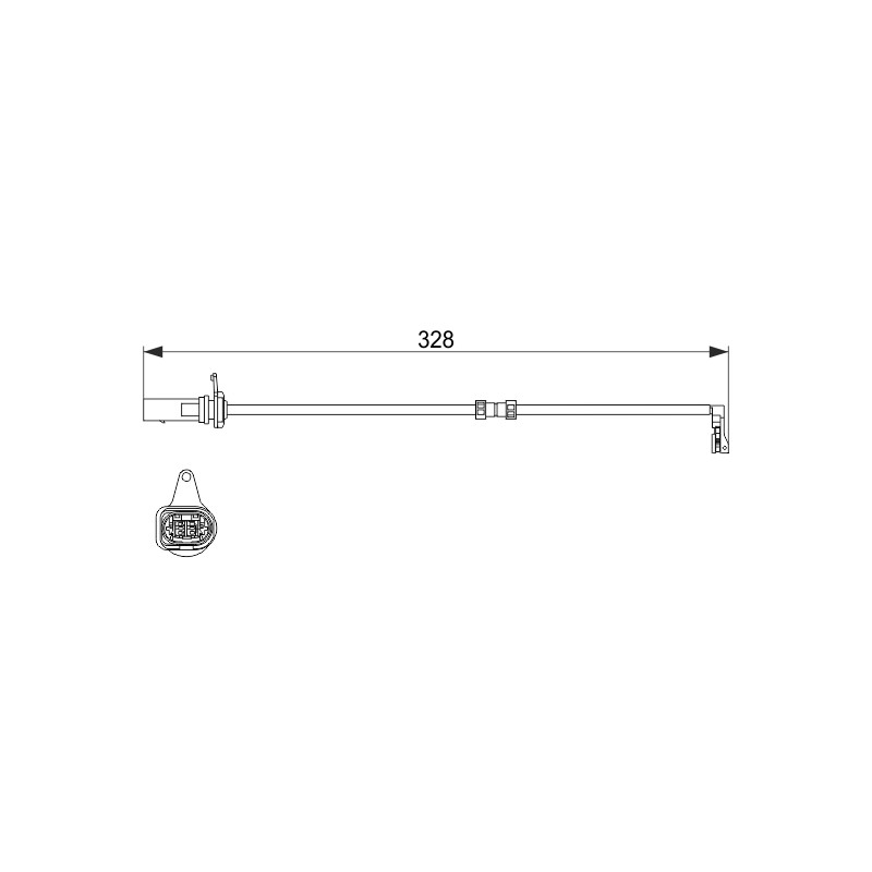 Contacteur Usure Plaquette de Freins Pour Audi A6 A8 Q5 4G0615121D
