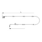 Contacteur Usure Plaquette de Freins Pour Land Rover Defender Station Wagon Van